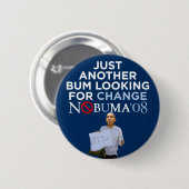 変更ボタンを捜すNobuma 缶バッジ (正面&裏面)