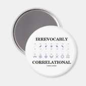 変更不可能な相関（相関統計） マグネット (正面/裏面)