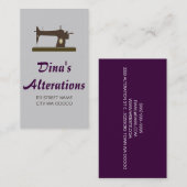 変更仕立て仕立て – 仕立て、仕立て 名刺 (正面/裏面)