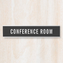 変更可能な会議室サインオフィスドアメタル