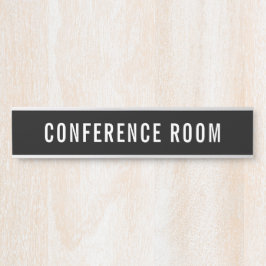 変更可能な会議室サインオフィスドアメタル サインプレート