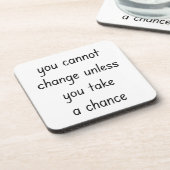 変更懸命プラスチックコースター コースター (左側)