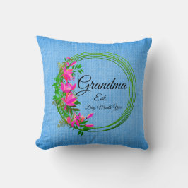 変更文字おばあちゃんエスト祖母の孫 クッション