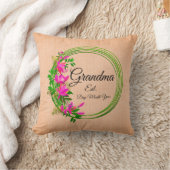 変更文字おばあちゃんエスト祖母の孫 クッション (ブランケット)