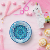 変更文字マッチングディワリブルー ペーパーボウル (パーティー)