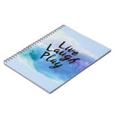 変更文字ライブ笑遊いインスパイア意欲を起こ引用文 ノートブック (左側)