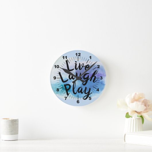 変更文字ライブ笑遊いインスパイア意欲を起こ引用文 ラウンド壁時計 (ホーム)