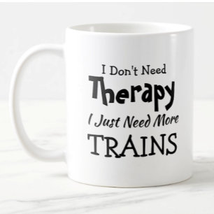 変更文字不要セラピーJust Train コーヒーマグカップ
