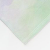 変更文字名前の追加フローラバラWe Huged Blue フリースブランケット (角)