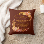 変更文字名前を追加Bohoフラワーフレームハグ抱き込み クッション (ブランケット)