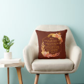 変更文字名前を追加Bohoフラワーフレームハグ抱き込み クッション (椅子)