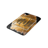 変更文字名前を追加Shed金ゴールドブラシストローク バスマット (アングル)