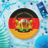 変更文字年10月20xxビールグラス9" ペーパープレート (パーティー)