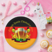 変更文字年10月20xxビールグラス9" ペーパープレート (パーティー)