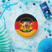 変更文字年10月20xxビールグラス9" ペーパーボウル (パーティー)