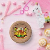 変更文字年10月20xxビールグラス ペーパーボウル (パーティー)