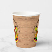 変更文字年10月20xxビールグラス 紙コップ (右)