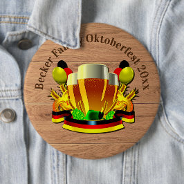 変更文字年10月20xxビールグラス 缶バッジ