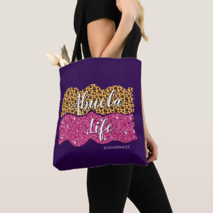 変更文字追加名#GrandmaLife Mimi Abuela Life トートバッグ