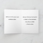 変更文字、メリークリスマスコアラとアイスクリーム カード (内部)