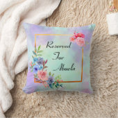 変更祖母の名前文字Abuela用に予約 クッション (ブランケット)