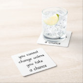 変更紙コースター スクエアペーパーコースター (インサイチュ)