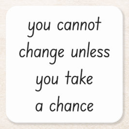 変更紙コースター スクエアペーパーコースター