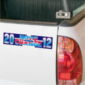 変更2012年のための希望 バンパーステッカー (トラック上)