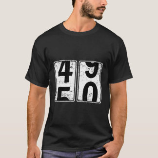変更49-50あいさつ文誕生B日 Tシャツ