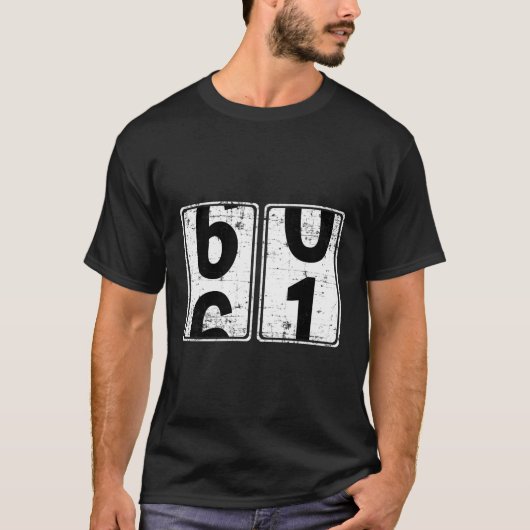 変更60-61 31th Greeting誕生B-Day Tシャツ (正面)