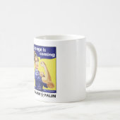 "変更"はMccain/Palinの共和党を来ています コーヒーマグカップ (正面右)