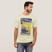 "変更"はMcCain/Palinの共和党を来ています Tシャツ (正面フル)