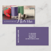 変更、テーラー、テーラー、シームストレス 名刺 (正面/裏面)