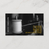 変更、テーラー、テーラー、シームストレス 名刺 (裏面)