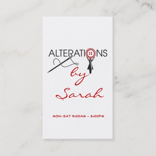 変更、ファッション、名刺 名刺 (正面)