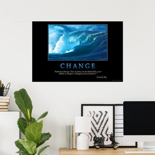 変更 ポスター (ホームオフィス)