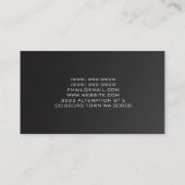 変更、仕立て、シームストレスの調整 名刺 (裏面)