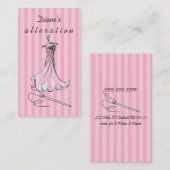 変更、仕立て、シームストレス、テーラー 名刺 (正面/裏面)