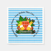 変更/削除文字追加その他の詳細Octoberfest スタンダードカクテルナプキン (正面)