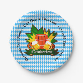 変更/削除文字追加その他の詳細Octoberfest ペーパープレート