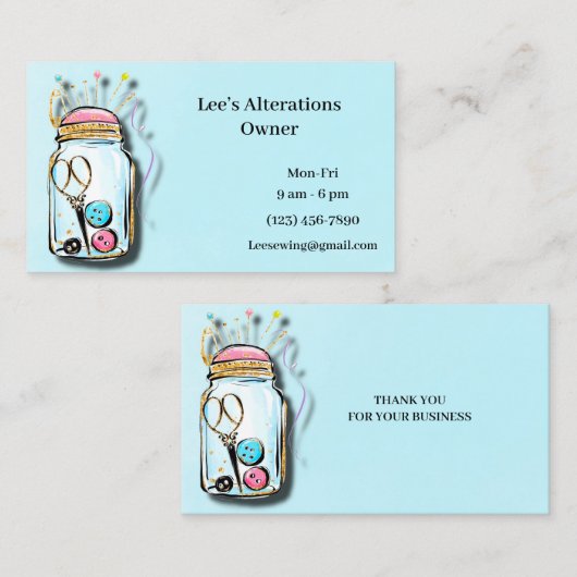 変更 名刺 (正面/裏面)