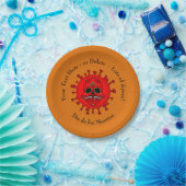 変更ANY文字ディアデロスミュートスレッド – オレンジ7" ペーパープレート (パーティー)