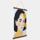 変異ヒト 吊り下げ型タペストリー (傾斜あり)