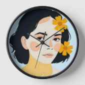 変異ヒト 壁時計 (正面)