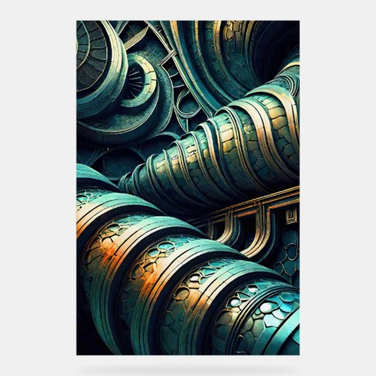 変異型2アクリル標識 アクリルサイン (正面)