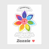 変移学と前向き肯定 シール (シート)