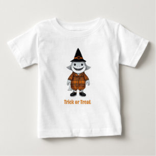 変装したかわいいハロウィーン動物 トドラー ベビーTシャツ