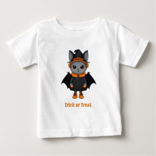 変装したかわいいハロウィーン動物 トドラー ベビーTシャツ
