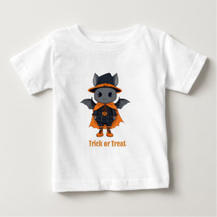 変装したかわいいハロウィーン動物 トドラー ベビーTシャツ