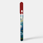 変装したクリスマスサメ – 沿岸の雰囲気 Case-Mate iPhoneケース (裏面 / 左)